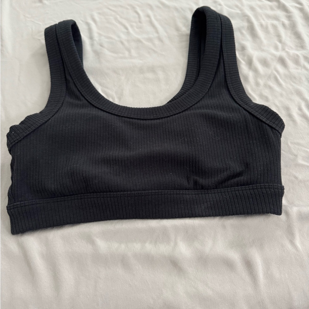 Black Wellness Sports Bra